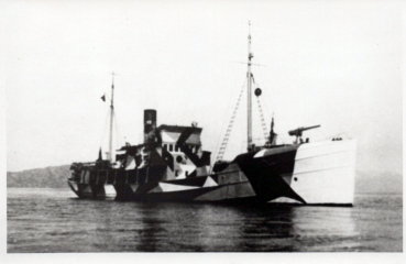 Foto Drüppel Karte - Vorpostenboot 6804 - deutsche Kriegsmarine - 2. WK