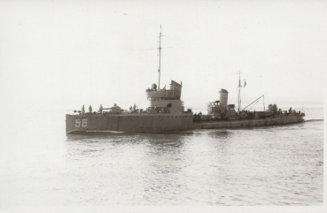 Postcard of Torpedoboat Nr. 56 - German Navy , 2. World War