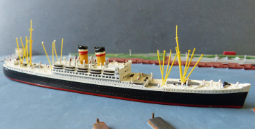 Mercator Modell : Passagierschiff MS Deutschland - Hamburg Amerika Linie