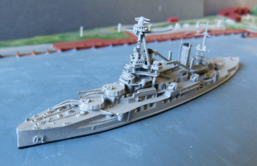 Ship Model Scale 1:1250 - French Navy 2. World War - Battleship Lorraine