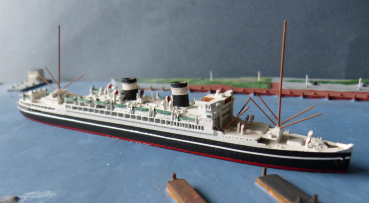 AL / Albatros Modell : japanischer Dampfer Asama Maru - Maßstab 1:1250