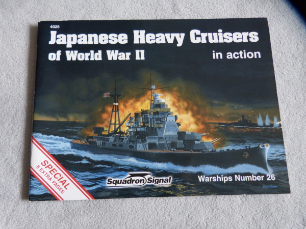 englische Broschüre : Die schweren japanischen Kreuzer im 2. Weltkrieg !