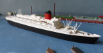 Ship Model - french Passenger Ship MS Champlain , Scale 1:1250 , CGT Line