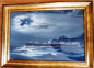 Preview: Oil Colour Painting by C. Kensington : British Steamer Rotorua - New Zealand Shipping Co.