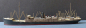 Preview: Colonia Modell des Dampfers Ballarat - Maßstab 1:1250 der P&O Line !