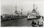 Preview: Foto Drüppel Karte - Schlachtschiffe Westfalen & Nassau - deutsche kaiserliche Marine