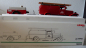 Preview: Märklin Model Nr. 19035 : old Fire Brigade Truck with Trailer