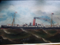 Preview: Oil Colour Painting by ??? : old Steamer Tuscarora 19....???