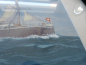 Preview: Gouache Colour Painting by Eduard Edler : old Steamer Germania - Hapag