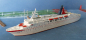 Preview: Albatros Modell AL 133 Kreuzfahrtschiff Astor 2 II Maßstab 1:1250