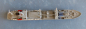 Preview: Recknitzmodell REMO 51 russisches Spezialschiff Georgiy Titov Maßstab 1:1250