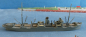 Preview: CM Modell 53 Dampfer Frachter Ursula Rickmers Maßstab 1:1250 graue Tarnbemalung