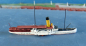 Preview: Hydra ART HY 5 Modell Dampfer Freia Raddampfer 1:1250