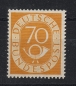 Preview: Posthotn Bundespost Nr. 136 / Postfrisch , geprüft Schlegel