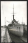Preview: Photocard of the French Battleship Courbet in Dock !