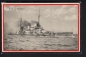 Preview: Postkarte des Schlachtschiffes Westfalen , kaiserliche Marine Briefstempel , Feldpost !