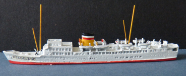 Preview: CM Modell des Dampfers Helgoland der HAPAG - 1:1250 !