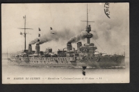 Postkarte französischer Kreuzer Marseillaise !