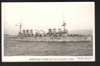 Postcard Cruiser Ernest Renan - 1. WW , 1906  !