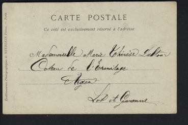 Preview: Postkarte französisches Panzerschiff La Devastation