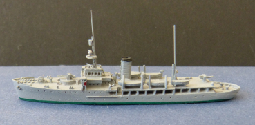 Ship Model Norwegian Fishery Protecting Ship Fridtjof Nansen , 1:1250 !