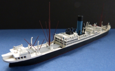 Preview: Ship Model british Steamer Ulysses - 1 : 1250 , Blue Funnel Line !