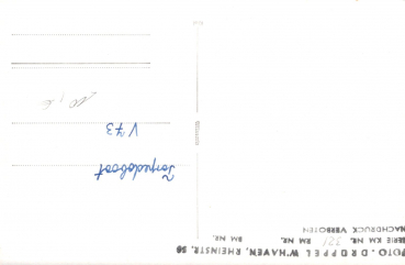 Foto Drüppel Karte - Torpedoboot V 73 - deutsche kaiserliche Kriegsmarine - 1. WK