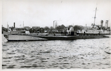 Foto Drüppel Karte - UB 77 - deutsche kaiserliche Marine - 1. WK