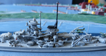 Neptun Modell Schlachtschiff Scharnhorst der dt. Kriegsmarine , Maßstab 1 : 1250