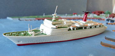 Hansa Modell Nr. 172 - Kreuzfahrtschiff TS Hamburg - Maßstab 1:1250