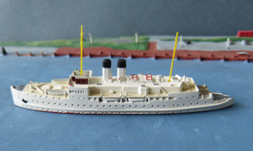 Ship Model : german Ferry / Steamer Schwerin - 1 : 1250 !