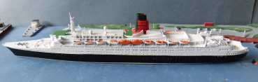 CM KR Modell 61Cunard Line Kreuzfahrtschiff Queen Elizabeth II / 2 QE2 Maßstab 1:1250