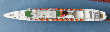 CM KR Modell 61Cunard Line Kreuzfahrtschiff Queen Elizabeth II / 2 QE2 Maßstab 1:1250