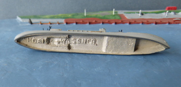 Mercator 1:1250 Metall Modell - U Boot Tender Erwin Wassner der Kriegsmarine !