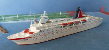 Albatros Modell AL 133 Kreuzfahrtschiff Astor 2 II Maßstab 1:1250