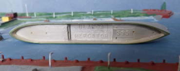 Mercator Modell M 595 Frachter Ulanga Maßstab 1:1250 Deutsche Ostafrika Linie