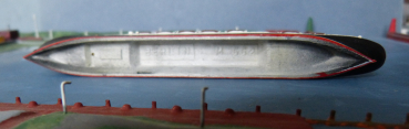 Mercator Ship Model 552 german Passengership Steamer Berlin 1 : 1250 NDL Bremen