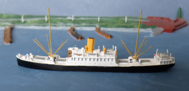 Preview: Rainer Grouls RG Modell 19 Dampfer Schwarzwald Reederei Hapag 1:1250