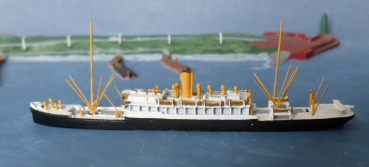 Preview: Rainer Grouls RG Modell 8 Dampfer Passagierschiff Prinz Oskar Reederei Hapag 1:1250