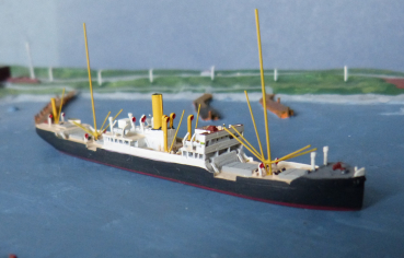 Rainer Grouls RG Modell 36 Dampfer Passagierschiff Kurmark Reederei Hapag 1:1250