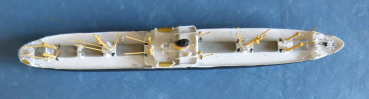 CM KR Ship Model 122 - Scale 1:1250 - german Freightship Leverkusen - Hapag Lloyd