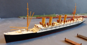 Mercator Ship Model 426 - Liner , Steamer Kronprinz Wilhelm - 1 : 1250 - NDL Bremen