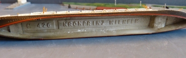 Mercator Ship Model 426 - Liner , Steamer Kronprinz Wilhelm - 1 : 1250 - NDL Bremen