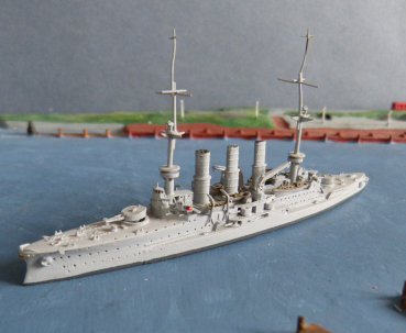 Navis Ship Model 33 N Scale 1:1250 imperial german Navy First World War Ironclad Prinz Adalbert