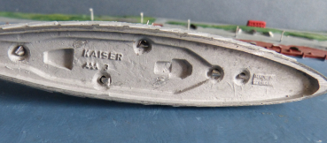 Navis Ship Model 3 N German First World War Battleship Kaiser Scale 1:1250