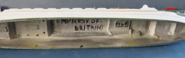 Mercator Ship Model 548 - Liner / Steamer Empress of Britain , Canadian Pacific Steamship Co. - 1 : 1250  !