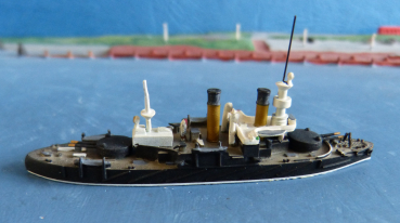 Preview: Mercator Metall Modell M 310 russisches Panzerschiff Admiral Senjawin 1 : 1250