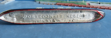 Poseidon  Modell PO 19 Dampfer Frachter Weser Maßstab 1:1250 NDL Bremen