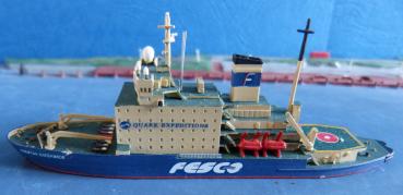 Preview: Recknitzmodell REMO 19 russischer Eisbrecher Kapitän Khlebnikov Maßstab 1:1250 Quark Expeditions