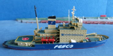 Preview: Recknitzmodell REMO 19 russischer Eisbrecher Kapitän Khlebnikov Maßstab 1:1250 Quark Expeditions